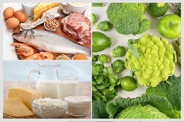 consume natural fats, green veggies, and dairy products when on keto diet