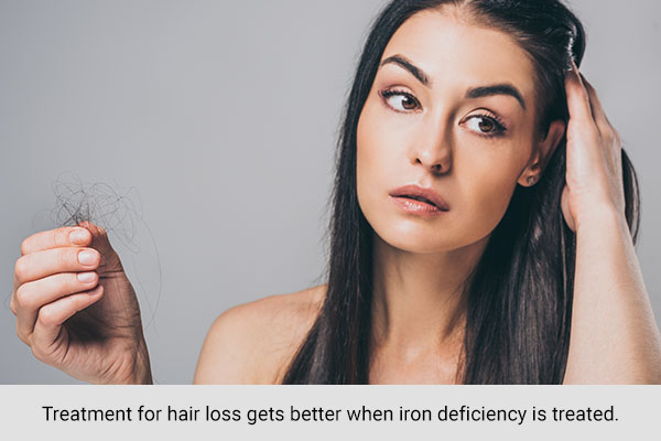 hair loss is a sign of iron deficiency