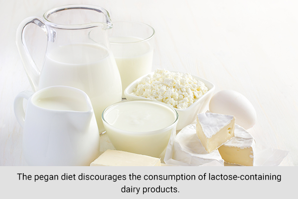 the pegan diet discourages lactose and dairy consumption and helps avoid health risks