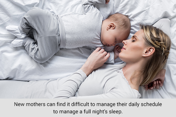 new mothers should ensure adequate and quality sleep to aid in weight loss