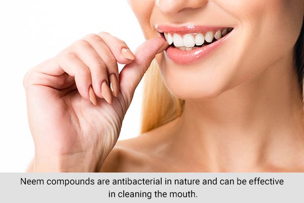 neem compounds can be beneficial for your oral health