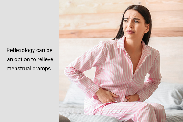 reflexology can help relieve menstrual cramps