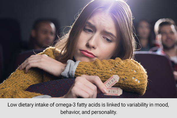 frequent mood swings can indicate omega 3 fatty acid deficiency