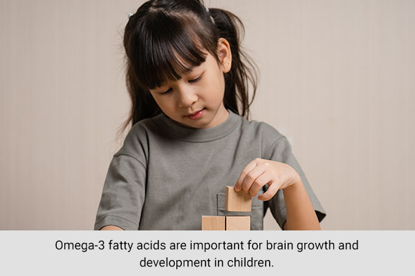 omega 3 fatty acids are important for brain growth and development in children