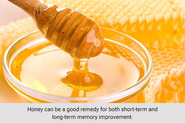 regular intake of honey is useful for improving memory