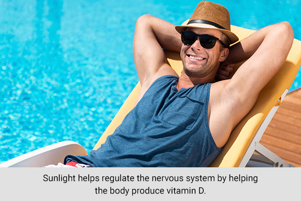 spend more time in the sun to boost vitamin D levels and your nervous system
