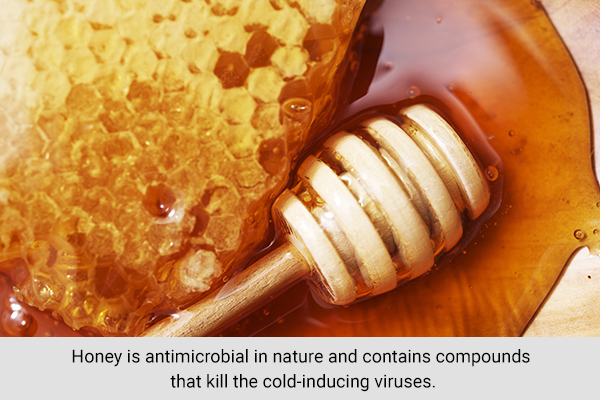 honey usage can help relieve summer cold symptoms