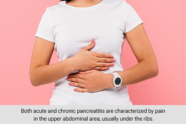 where is the pain of pancreatitis felt?