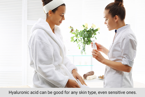 people who should avoid using hyaluronic acid on skin