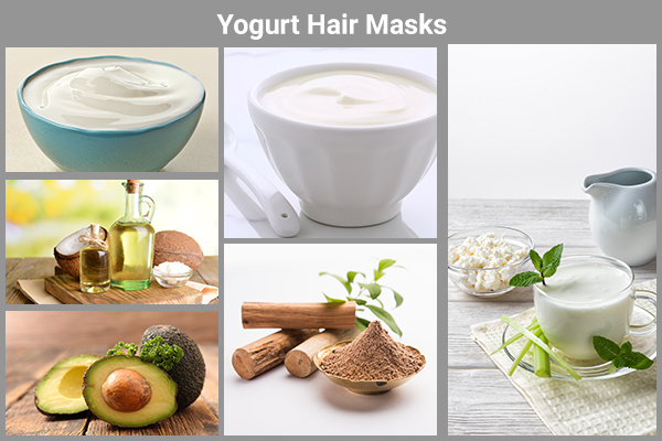 how to apply yogurt masks to your hair