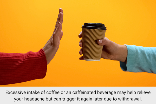avoiding excessive coffee intake can help reduce incidence of migraine headaches