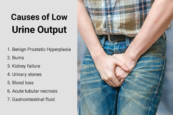 reasons behind low urine output