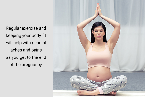 regular exercising during pregnancy is essential for maintaining healthy weight