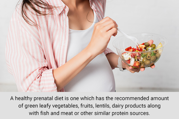 a healthy prenatal diet must be followed by expecting mothers