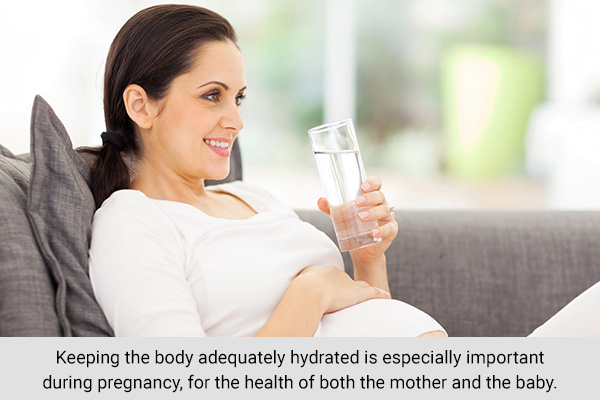 increasing your fluid intake can help relieve cold/cough in pregnancy