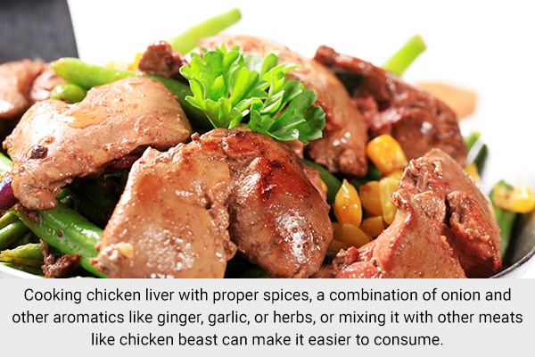 ways to consume chicken liver and precautions prior consuming