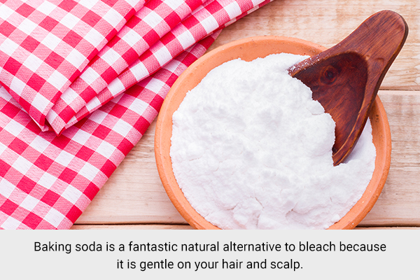 how to use baking soda for hair care?