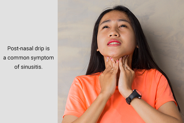 a common symptom of sinusitis is inflammation of the voice box