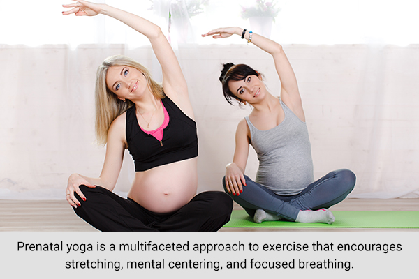 practice prenatal yoga to keep stress and blood pressure under control
