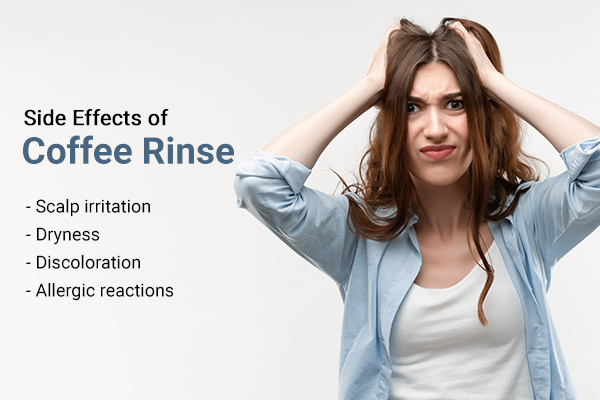 side effects of using coffee hair rinses