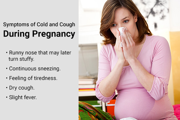 signs of cold and cough in pregnancy