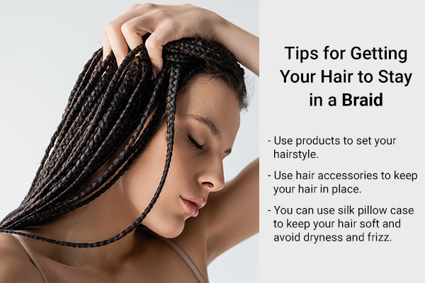 tips for getting your hair to stay in a braid