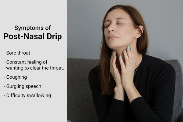 symptoms of postnasal drip