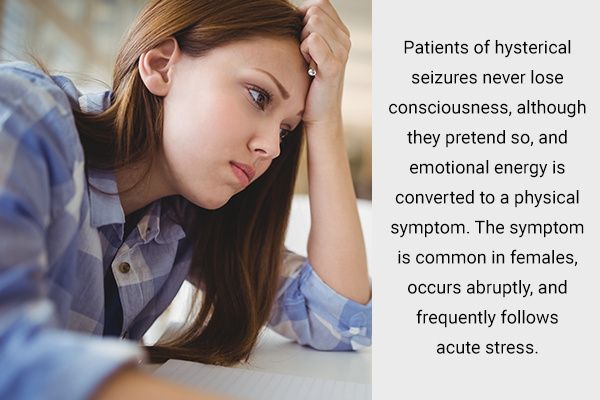 difference between hysterical seizure and epilepsy