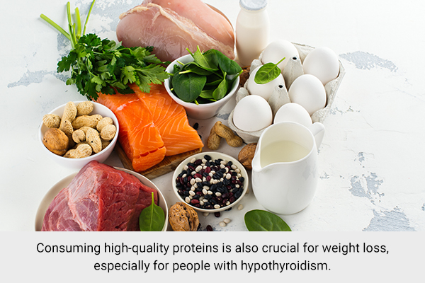 consuming a high-protein diet can help patients with hypothyroidism