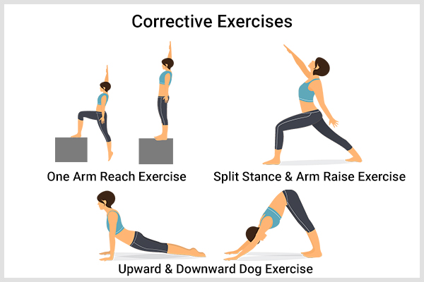 corrective exercises that can help reduce scoliosis discomfort