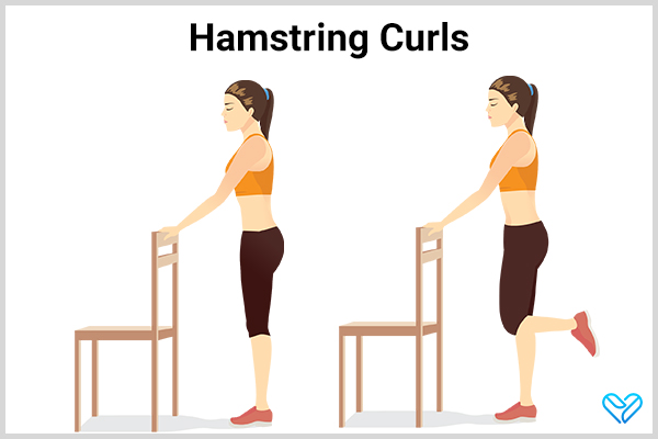 how to perform hamstring curls to strengthen weak knees
