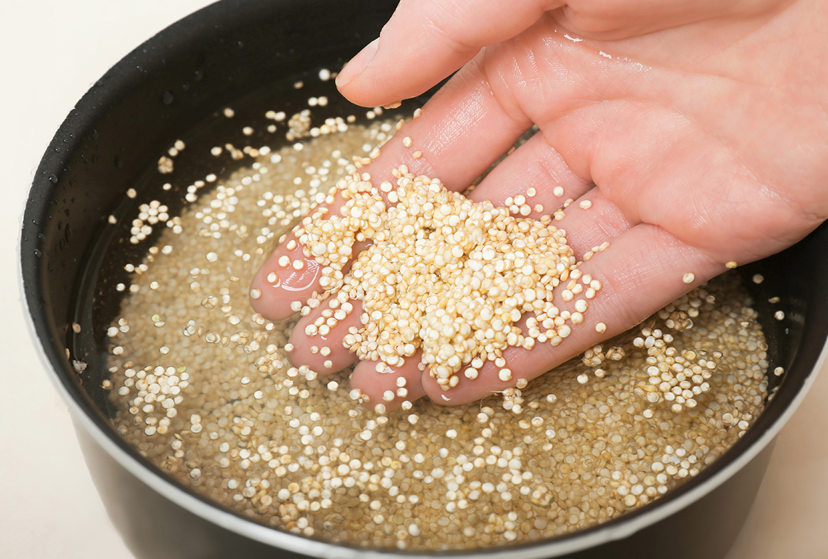 how to use quinoa water for hair growth
