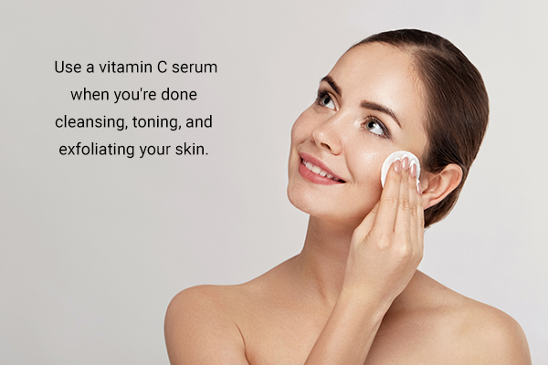 learn the correct way to use vitamin C serums
