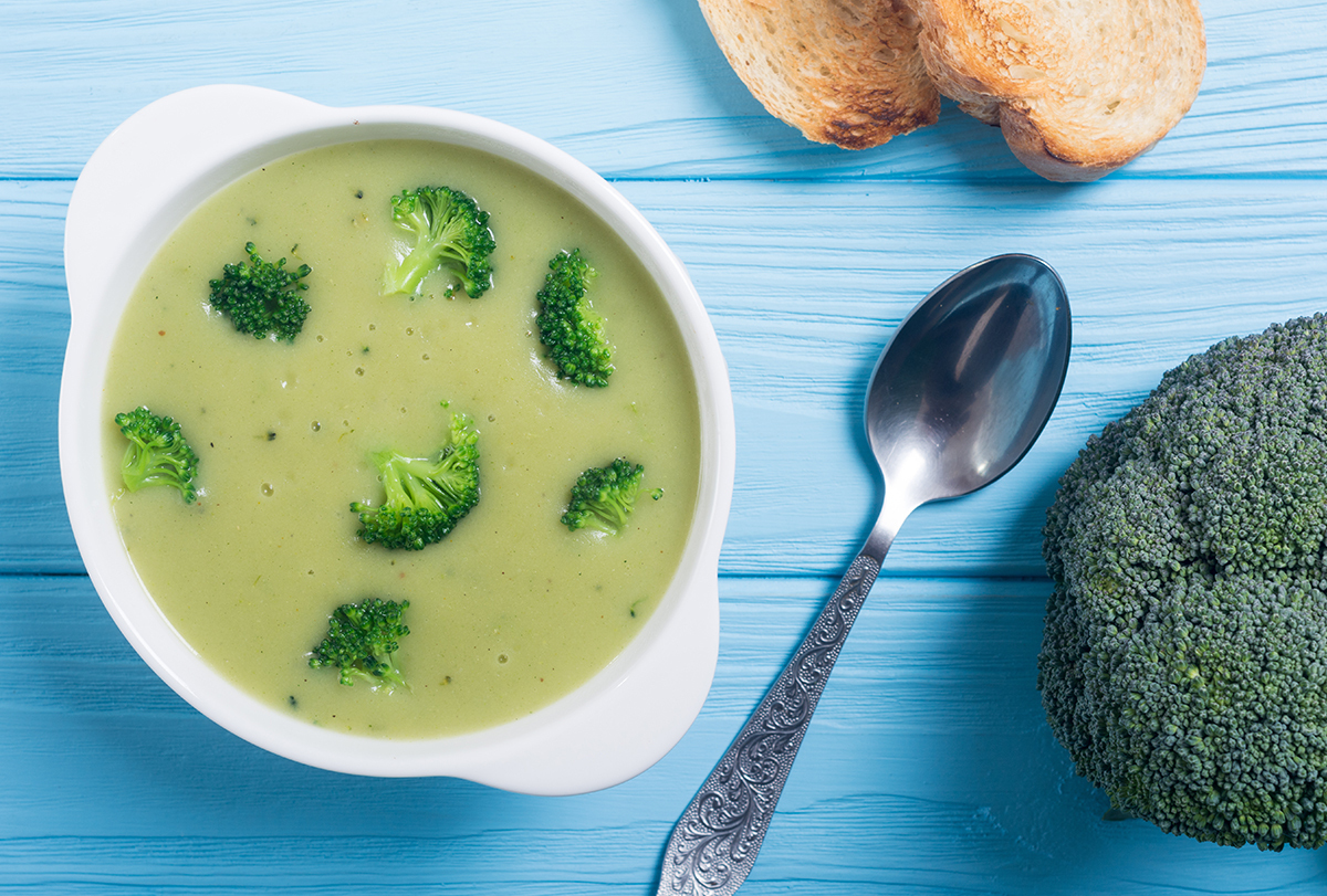 is broccoli soup beneficial for fever?