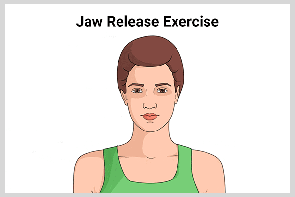 how to do the jaw release exercise to get a more chiseled face