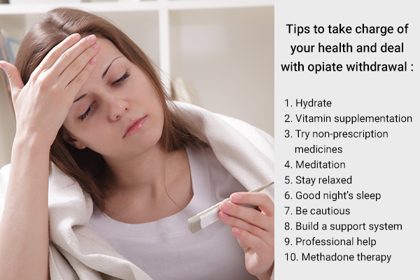 tips to overcome opiate withdrawal symptoms