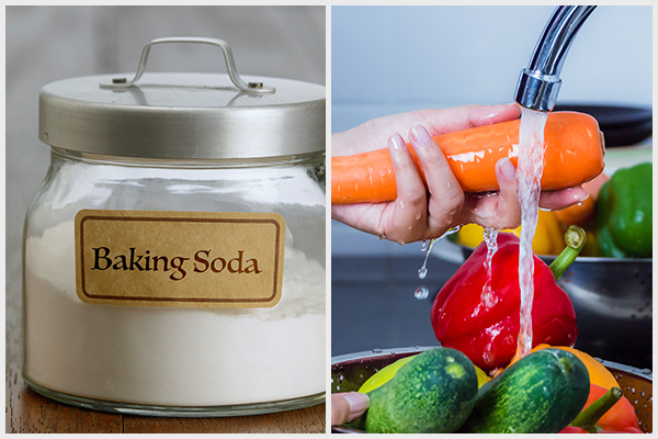 baking soda can also be used to remove pesticides from fruits/veggies