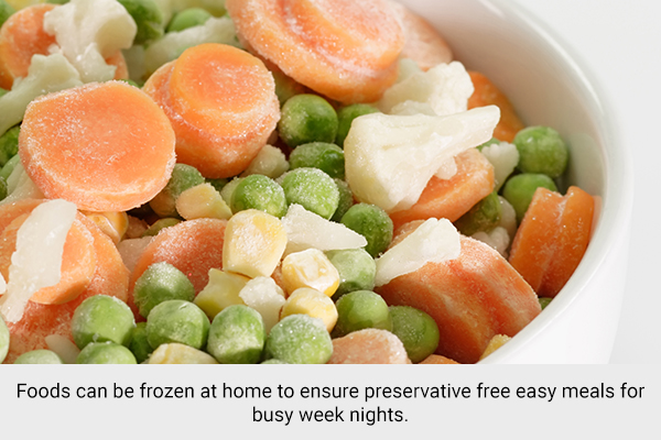 practical takeaways regarding frozen foods