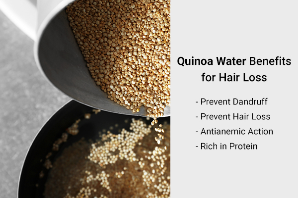how using quinoa water can help with hair loss