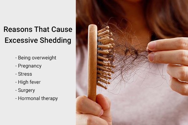 additional reasons that can cause excessive hair shedding