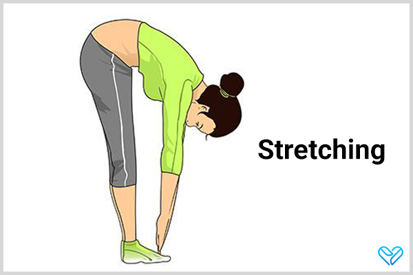 perform hamstring stretches to strengthen your knees