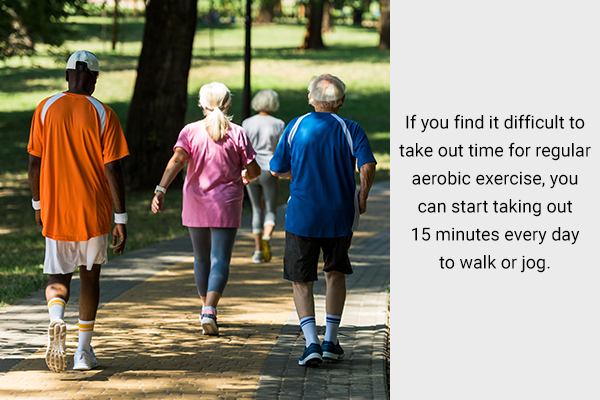 going out for regular walks can help manage back spasms