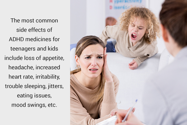 side effects of taking ADHD medicines in children