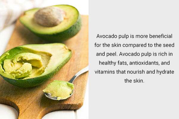 which is more beneficial – avocado pulp, seed, or peel?
