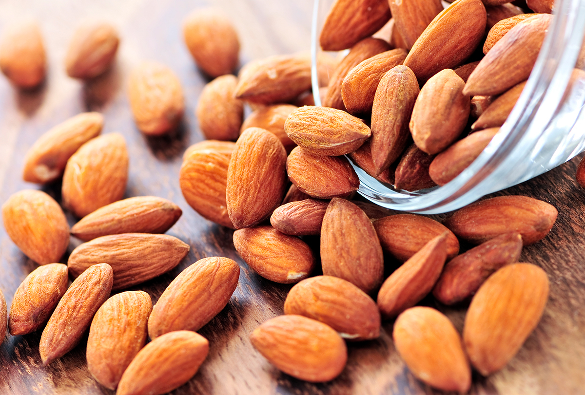 do almonds cause severe acne?