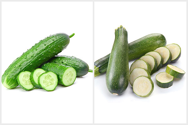 zucchini versus cucumber – which is healthier?