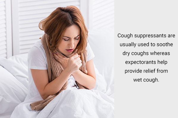 cough medicines (suppressants) can be used to soothe common cold