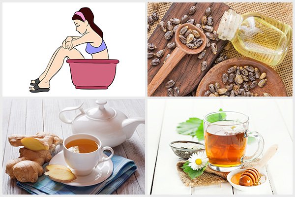 sitz bath therapy, castor oil, ginger tea, and chamomile can help manage endometriosis
