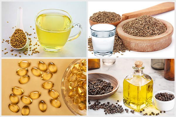 using fenugreek, ajwain, fish oil supplements, etc. can help increase your appetite