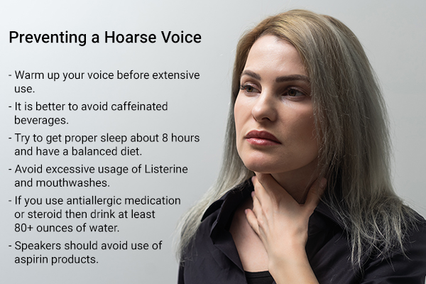 tips to prevent voice hoarseness